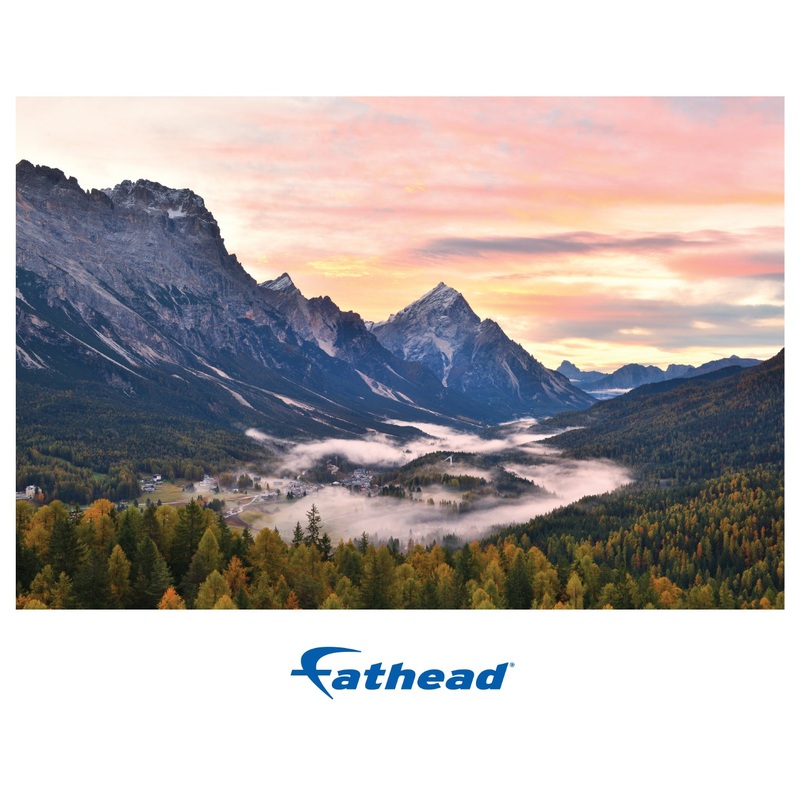 Generic Scenery: In the Mountains Poster – Removable Adhesive Decal