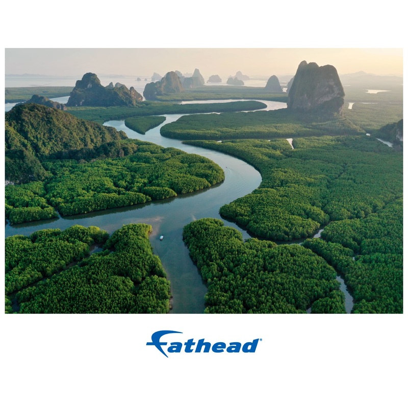 Generic Scenery: Rivers and Woods Poster – Removable Adhesive Decal