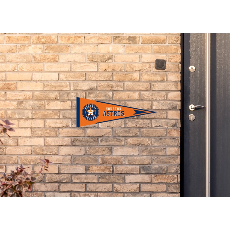 Houston Astros – Pennant – Outdoor Wall Decal – Official MLB – Scratch Resistant Alumigraphics Smooth