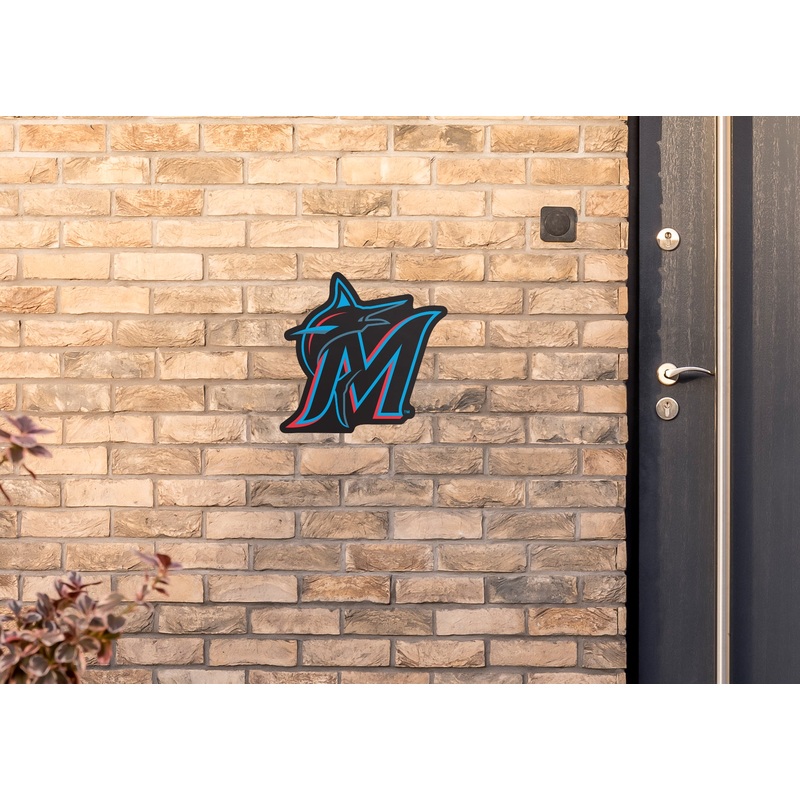 Miami Marlins – Logo – Outdoor Wall Decals – Official MLB – Scratch Resistant Alumigraphics Smooth