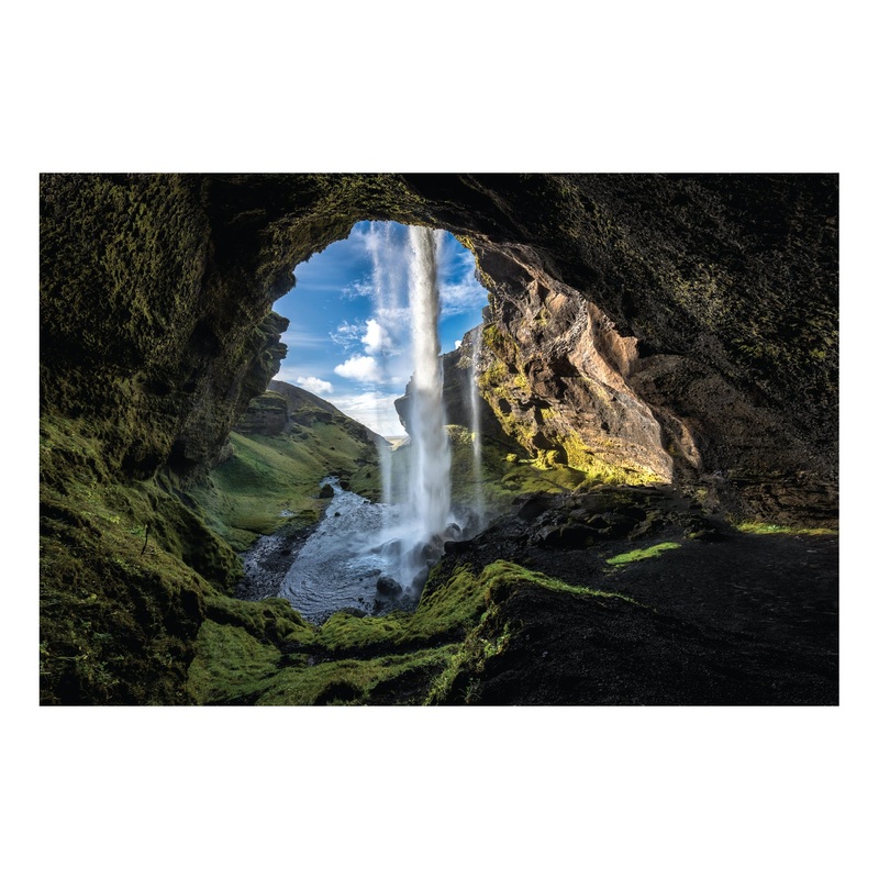 Popular Landmarks: Iceland Realistic Poster – Removable Adhesive Decal
