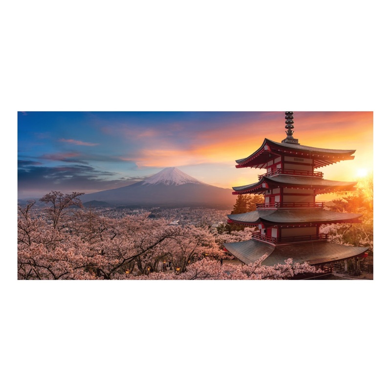 Popular Landmarks: Japan Realistic Poster – Removable Adhesive Decal