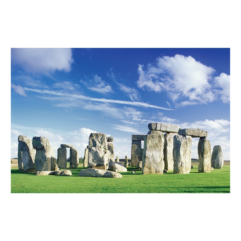 Popular Landmarks: Stonehenge Realistic Poster – Removable Adhesive Decal