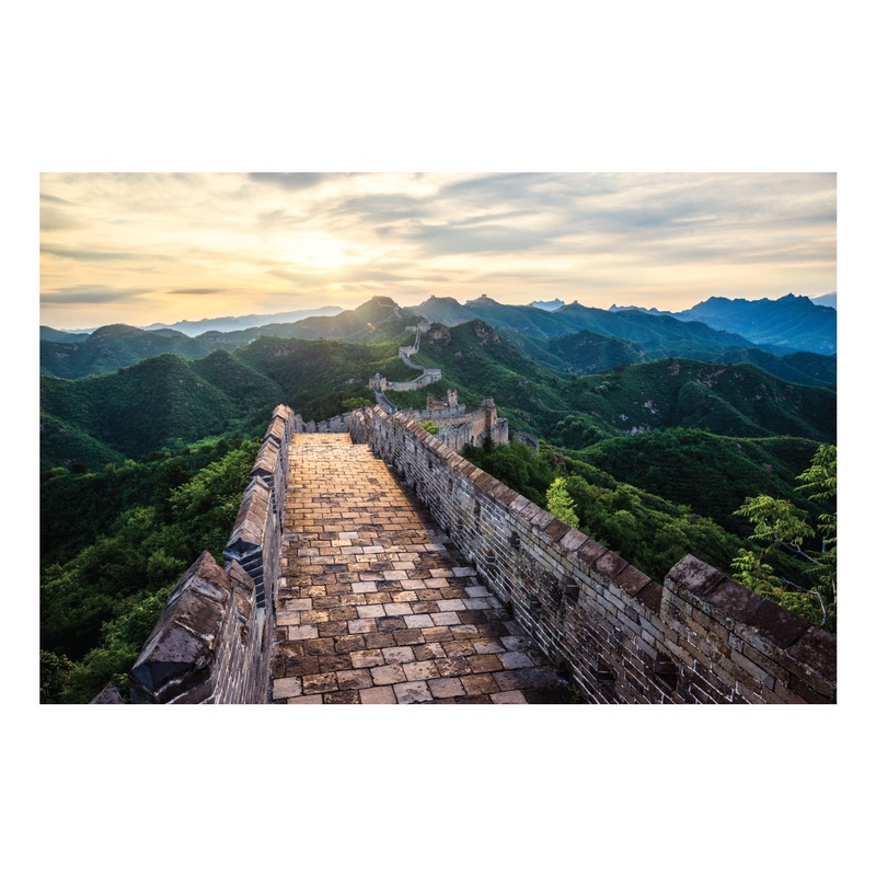 Popular Landmarks: The Great Wall of China Realistic Poster – Removable Adhesive Decal