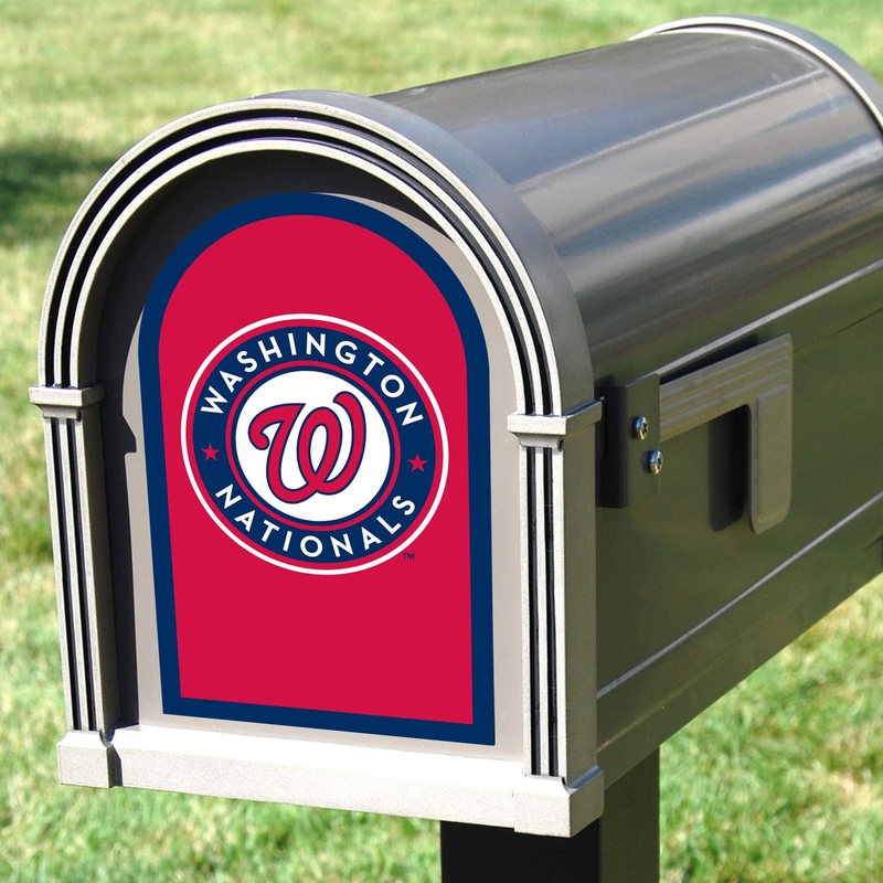 Washington Nationals – Mailbox Logo – Outdoor Wall Decal – Official MLB – Scratch Resistant Alumigraphics Smooth