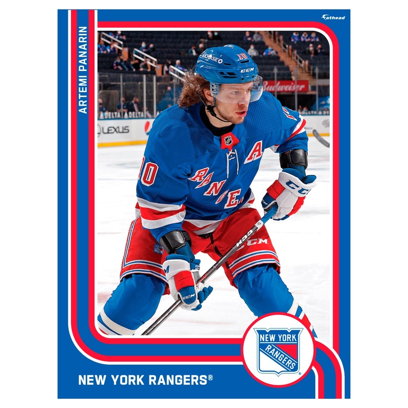 Artemi Panarin – Peel & Stick Poster – Official NHL – New York Rangers – Reusable Vinyl Wall Decal