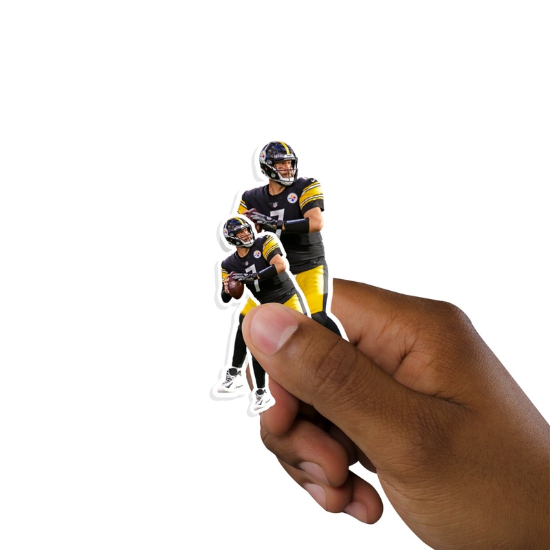 Ben Roethlisberger – 5 Player Minis (Mixed Sizes) – Official NFL – Pittsburgh Steelers – Reusable Vinyl Decals