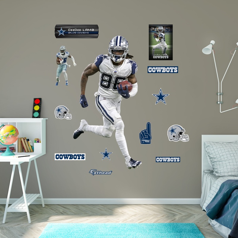 CeeDee Lamb – RealBig Collection – Official NFL – Dallas Cowboys – Reusable Vinyl Wall Decals #2