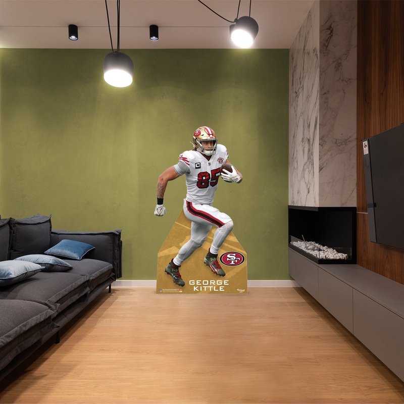George Kittle – Life-Size Stand Out – Official NFL – San Francisco 49ers – Foam Core Cutout