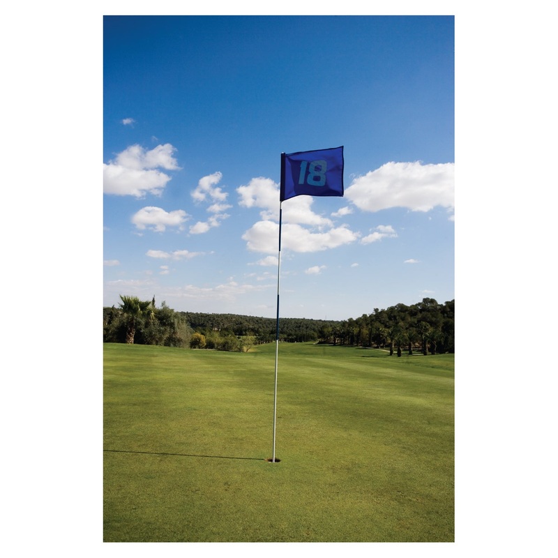 Golf: Blue Flag Poster – Removable Adhesive Decal