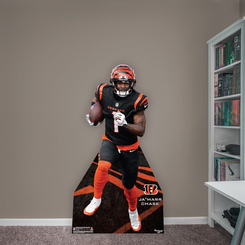 Ja’Marr Chase – Life-Size Stand Out – Official NFL – Cincinnati Bengals – Foam Core Cutout