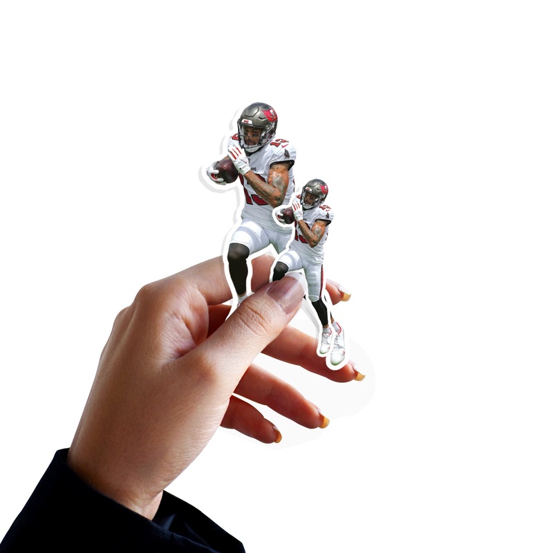 Mike Evans – 5 Player Minis (Mixed Sizes) – Official NFL – Tampa Bay Buccaneers – Reusable Vinyl Decals