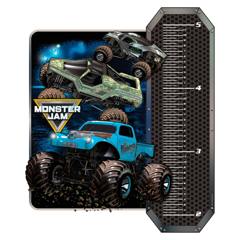 Monster Jam – Growth Chart – Official Monster Jam – Reusable Vinyl Wall Decal #2