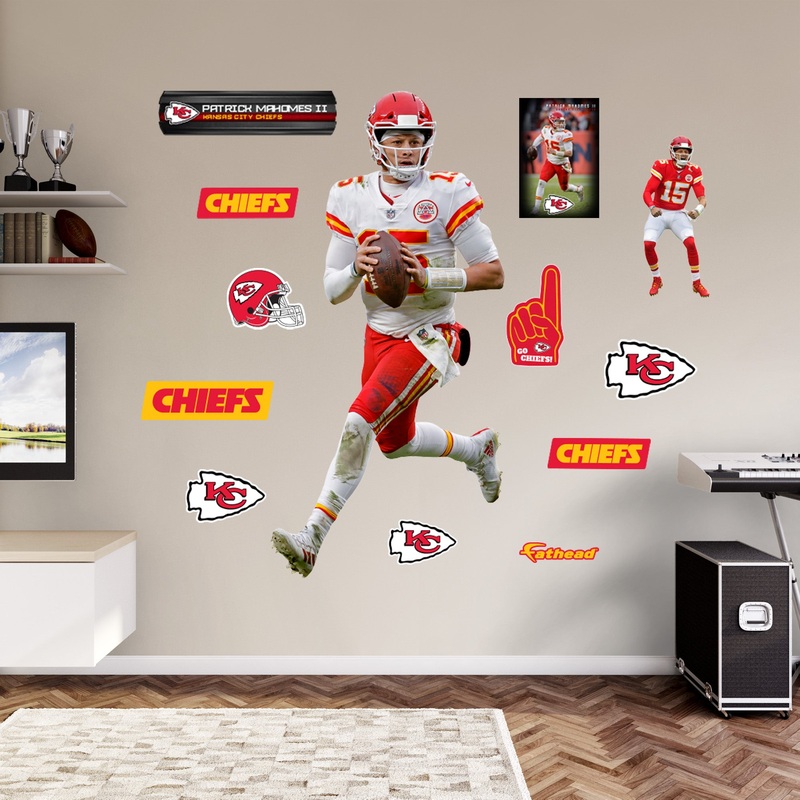 Patrick Mahomes II – RealBig Collection – Official NFL – Kansas City Chiefs – Reusable Vinyl Wall Decals #4