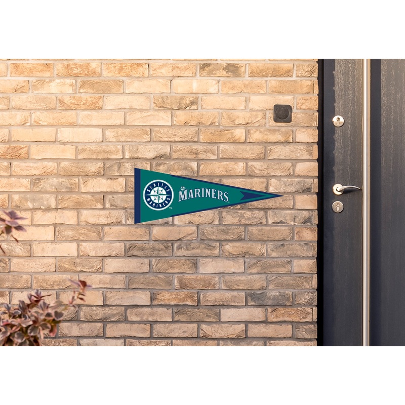 Seattle Mariners – Pennant – Outdoor Wall Decal – Official MLB – Scratch Resistant Alumigraphics Smooth