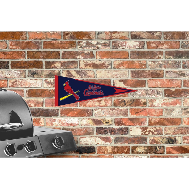 St. Louis Cardinals – Pennant – Outdoor Wall Decal – Official MLB – Scratch Resistant Alumigraphics Smooth