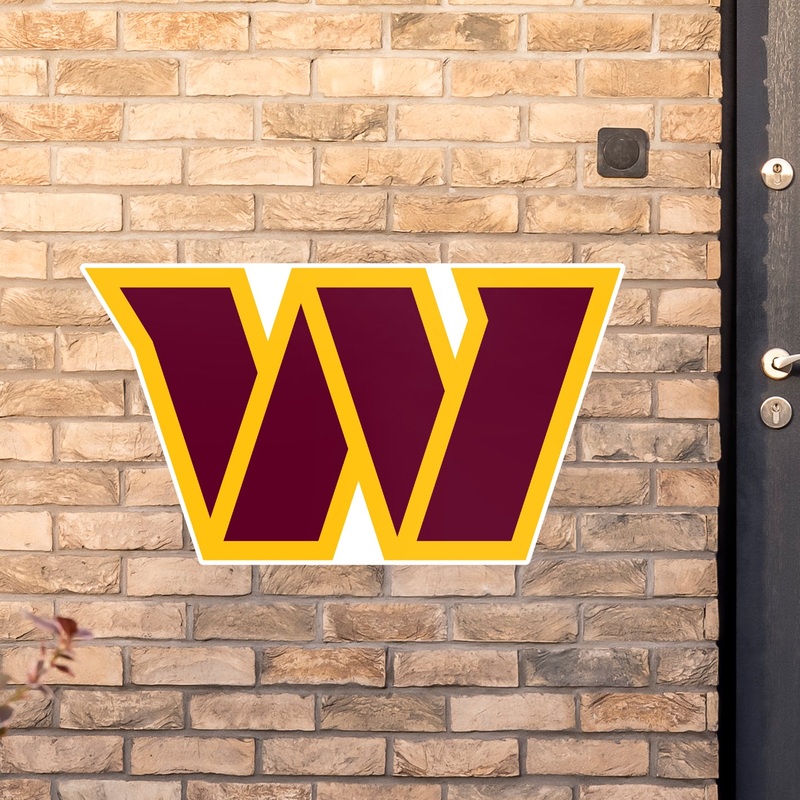 Washington Commanders – Logo – Outdoor Wall Decals – Official NFL – Scratch Resistant Alumigraphics Smooth