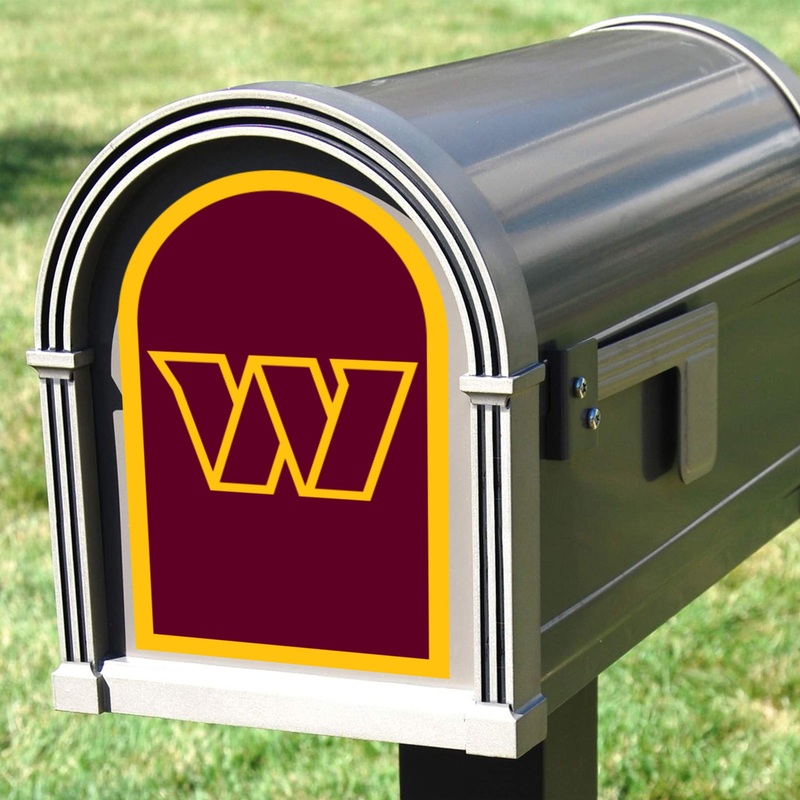Washington Commanders – Mailbox Logo – Outdoor Wall Decal – Official NFL – Scratch Resistant Alumigraphics Smooth