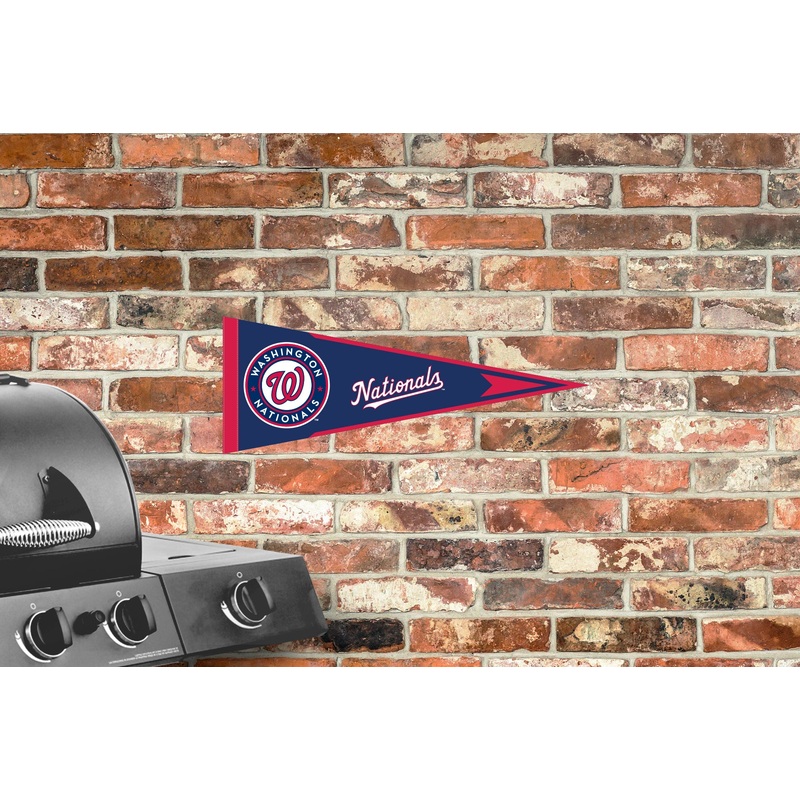 Washington Nationals – Pennant – Outdoor Wall Decal – Official MLB – Scratch Resistant Alumigraphics Smooth