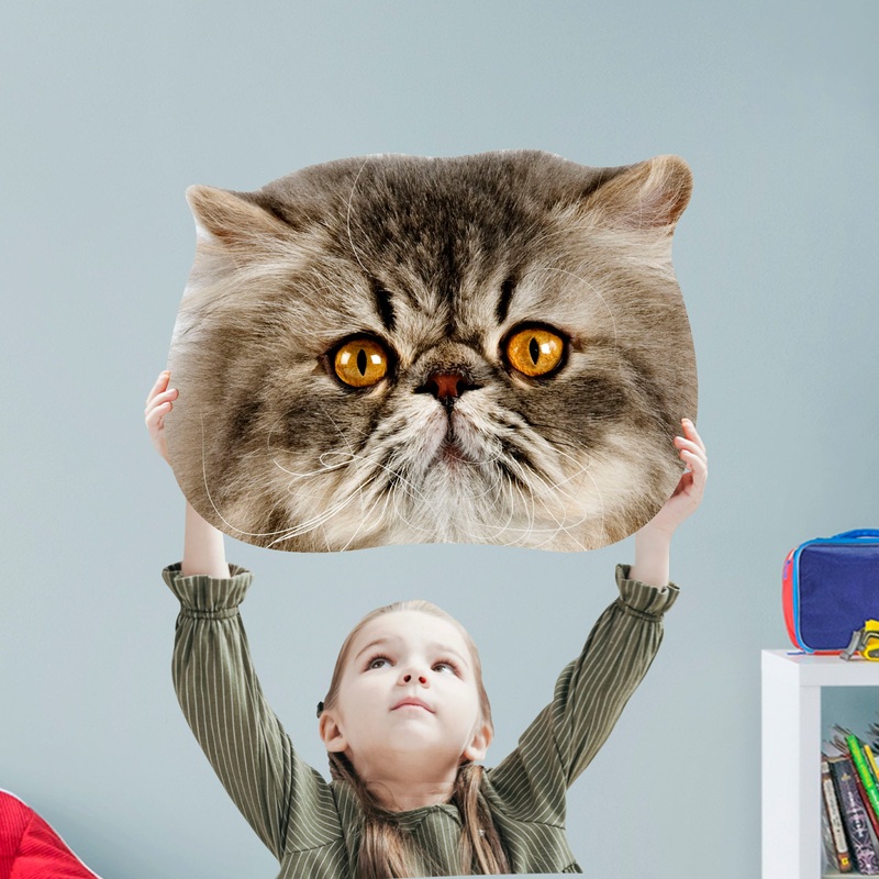 Animals: Persian Cat Foam Core Cutout – Big Head