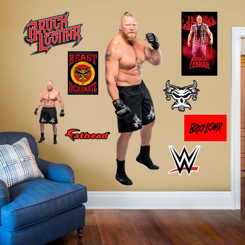 Brock Lesnar – RealBig Collection – Official WWE – Reusable Vinyl Wall Decals #2