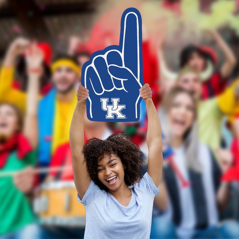 Foam Finger – Big Head – Official NCAA – Kentucky Wildcats – Foam Core Cutout
