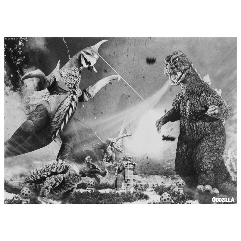 Godzilla – Movie Scene – Peel & Stick Poster – Official Toho – Godzilla – Reusable Vinyl Wall Decal