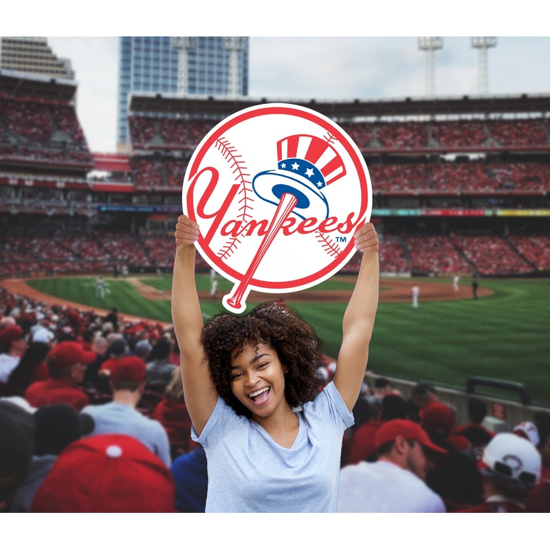 Logo – Big Head – Official MLB – New York Yankees – Foam Core Cutout