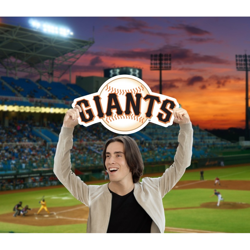 Logo – Big Head – Official MLB – San Francisco Giants – Foam Core Cutout