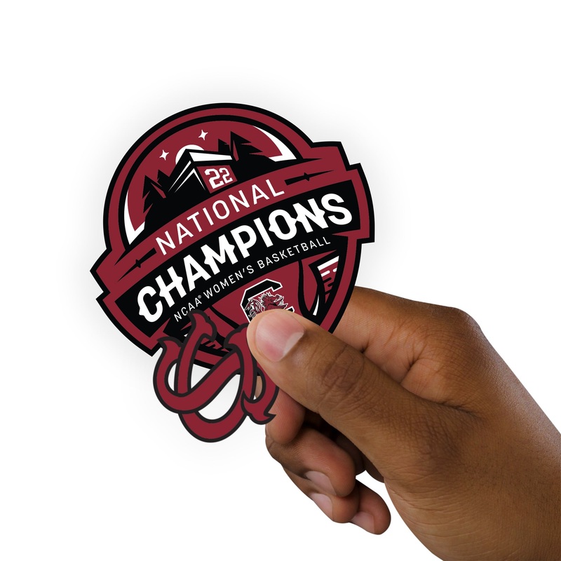South Carolina Gamecocks – 5 Logo Minis (Mixed Sizes) – Official NCAA – 2022 Women’s Basketball Champions – Reusable Vinyl Decals