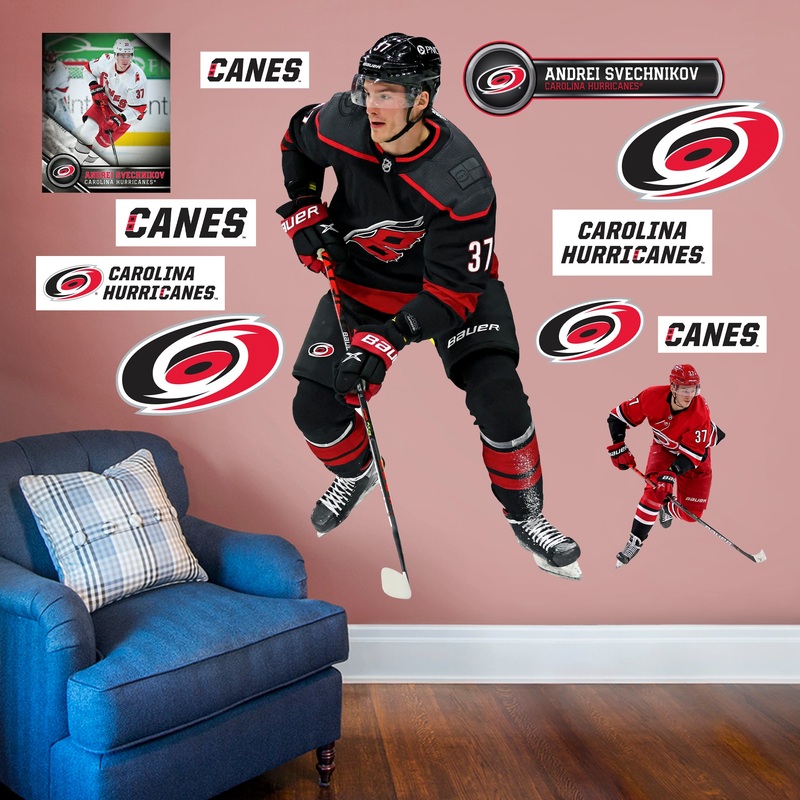 Andrei Svechnikov – RealBig Collection – Official NHL – Carolina Hurricanes – Reusable Vinyl Wall Decals