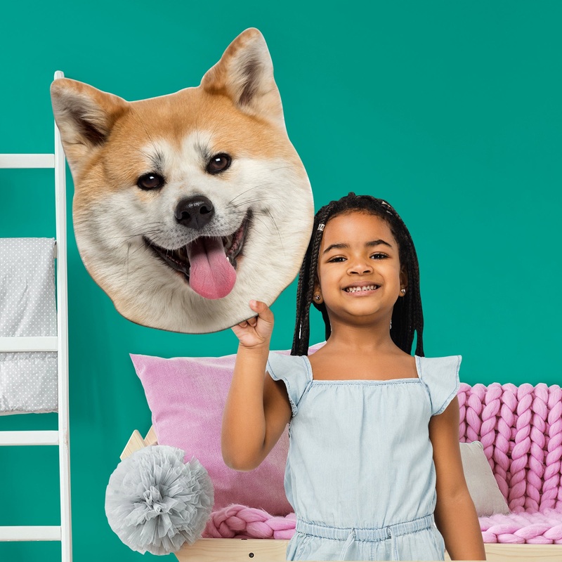 Animals: Akita Inu Foam Core Cutout – Big Head