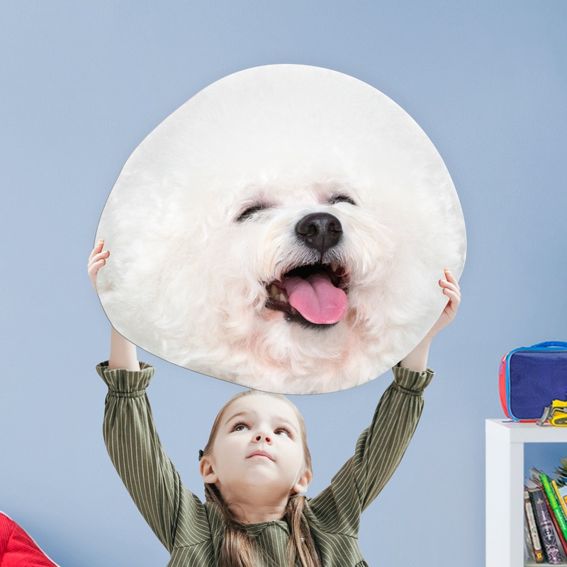 Animals: Bichon Foam Core Cutout – Big Head