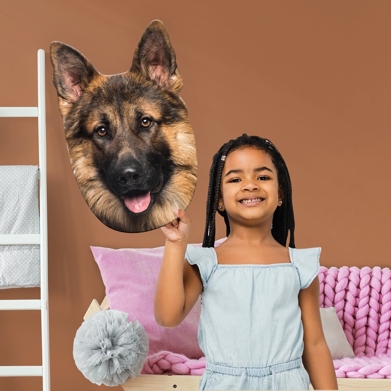 Animals: German Shepherd Foam Core Cutout – Big Head