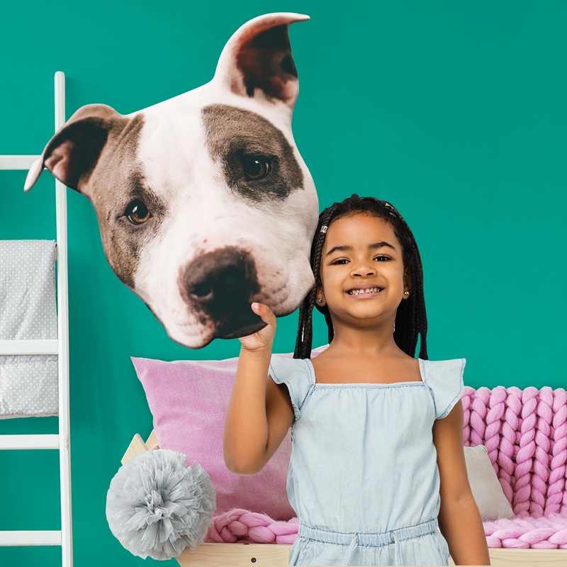 Animals: Pitbull Foam Core Cutout – Big Head