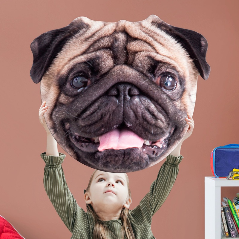 Animals: Pug Foam Core Cutout – Big Head