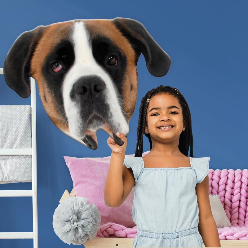 Animals: Saint Bernard Foam Core Cutout – Big Head