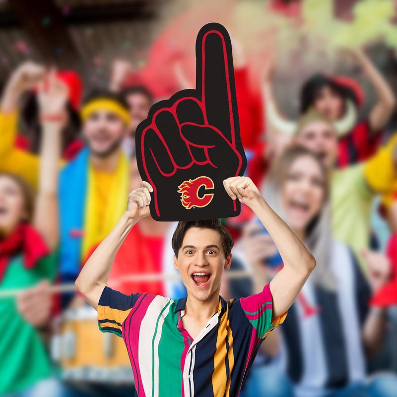 Calgary Flames – Big Head – Official NHL – Foam Core Cutout