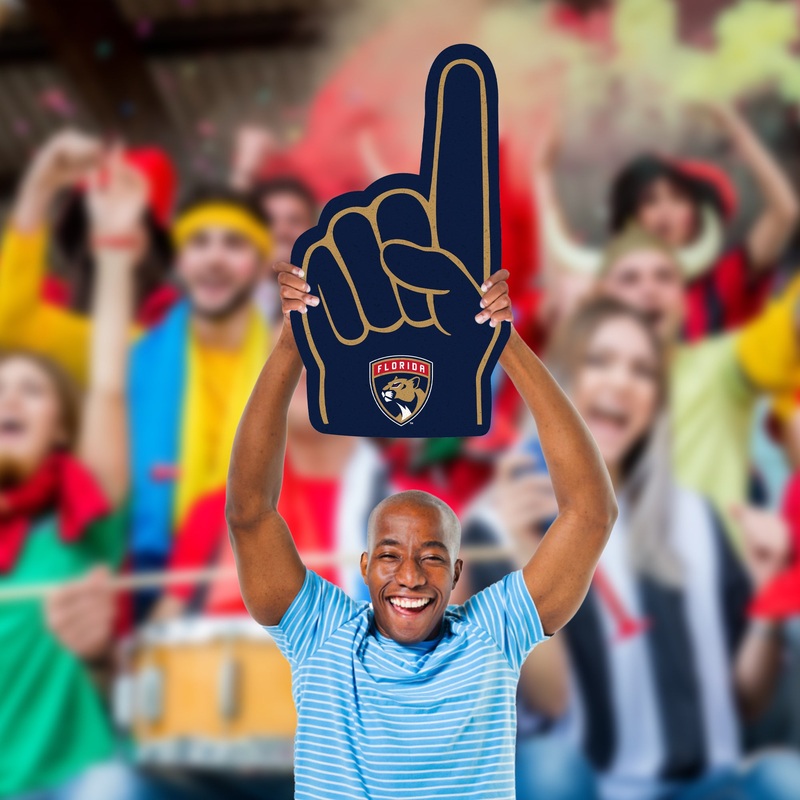 Foam Finger – Big Head – Official NHL – Florida Panthers – Foam Core Cutout