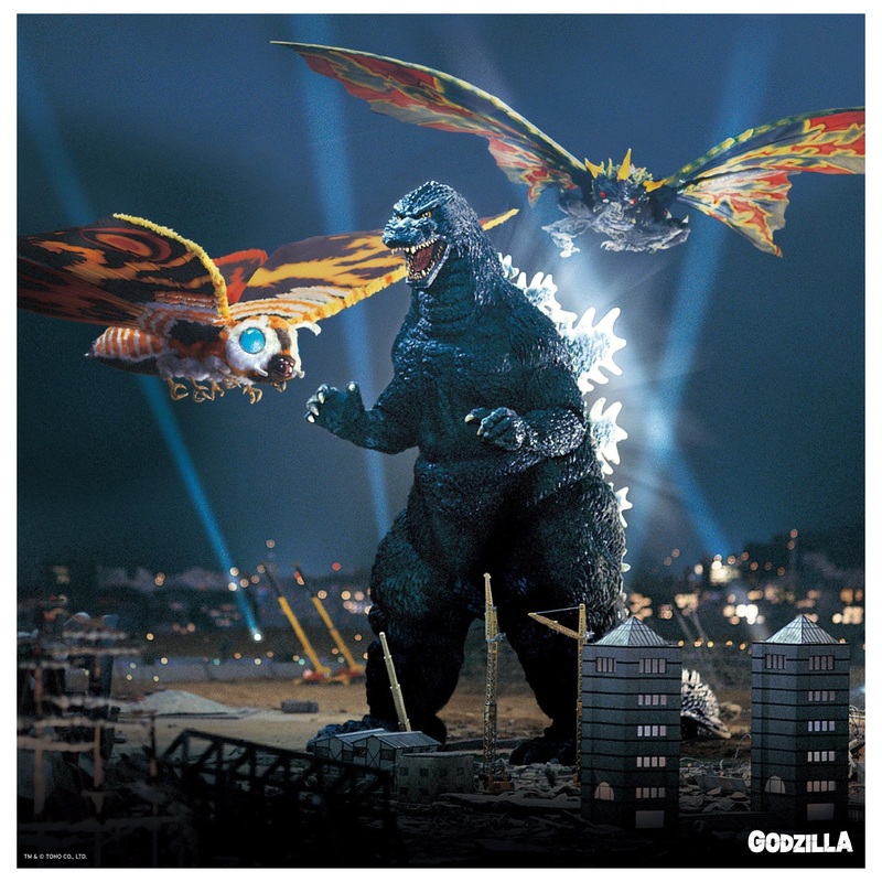Godzilla v Mothra – Peel & Stick Poster – Official Toho – Godzilla – Reusable Vinyl Wall Decal