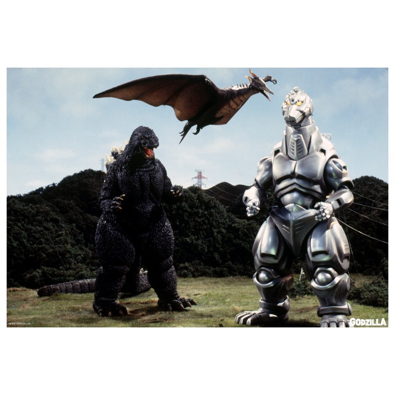 Godzilla vs Mechagodzilla – Movie Scene – Peel & Stick Poster – Official Toho – Godzilla – Reusable Vinyl Wall Decal