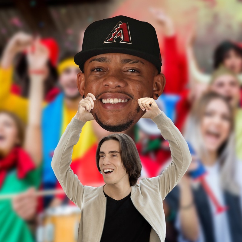 Ketel Marte – Big Head – Official MLB – Arizona Diamondbacks – Foam Core Cutout