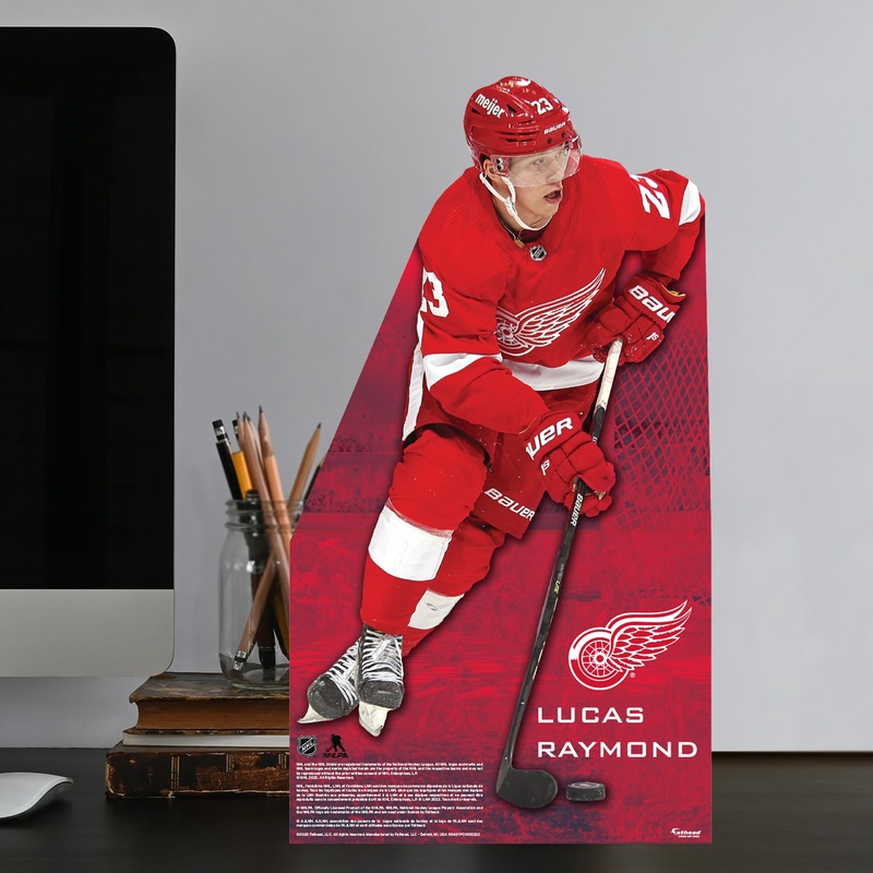 Lucas Raymond – Mini Stand Out – Official NHL – Detroit Red Wings – Cardstock Cutout