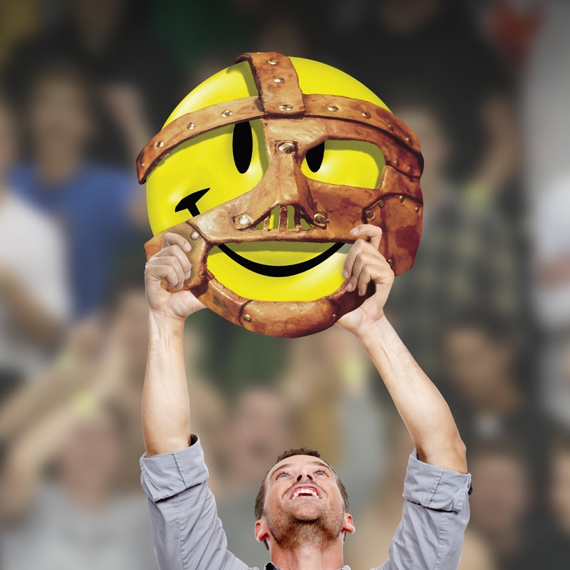 Mankind Happy Face – Big Head – Official WWE – WWE – Foam Core Cutout