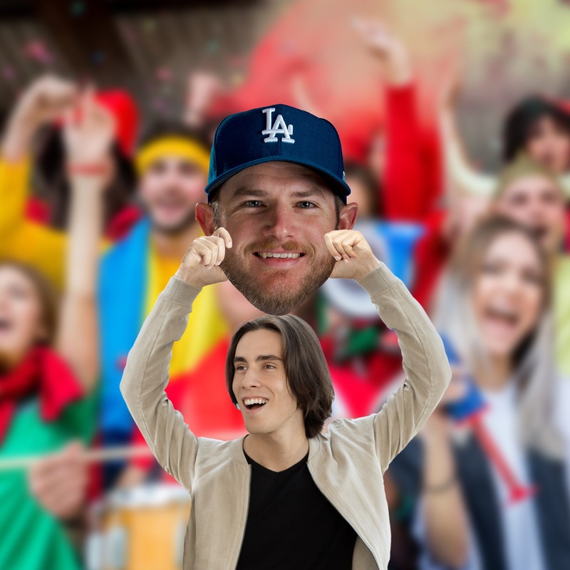 Max Muncy – Big Head – Official MLB – Los Angeles Dodgers – Foam Core Cutout