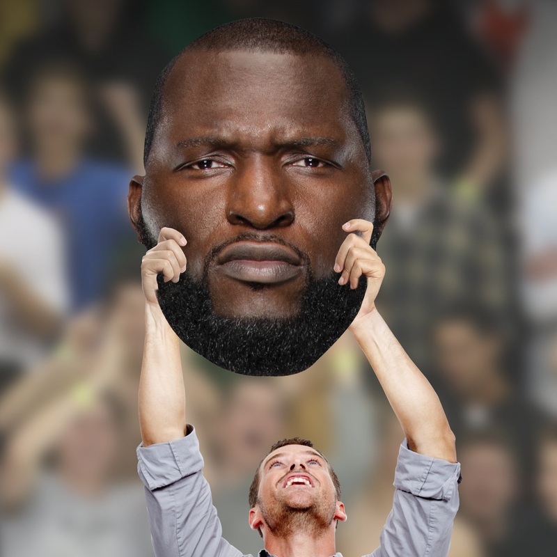 Omos – Big Head – Official WWE – WWE – Foam Core Cutout