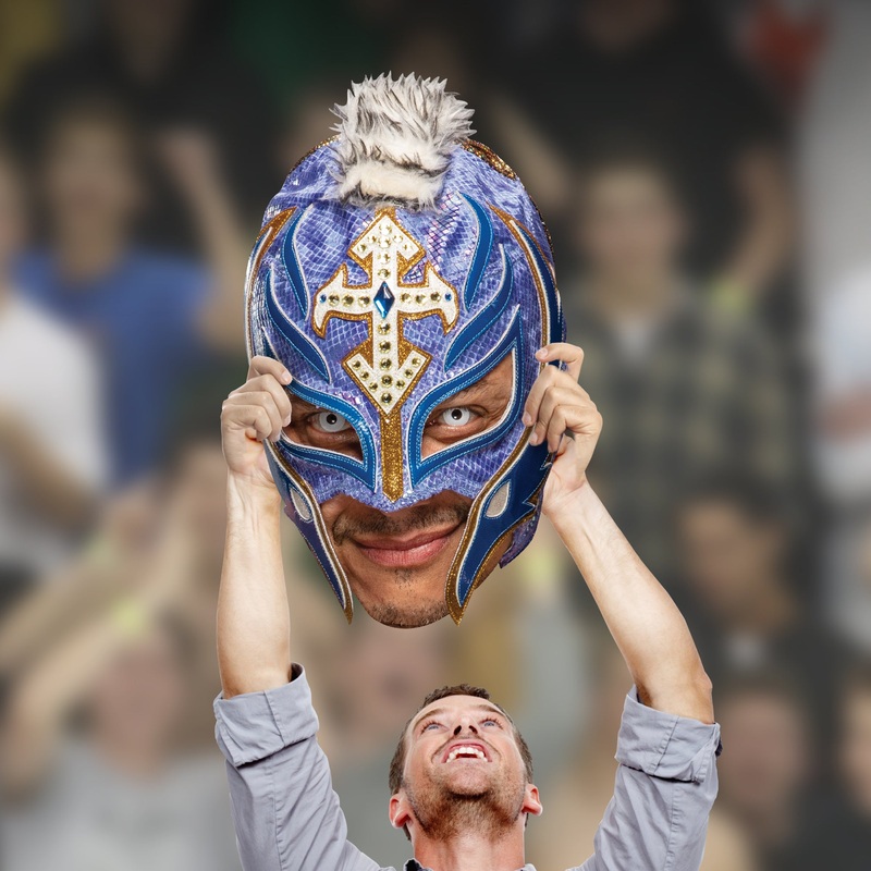 Rey Mysterio – Big Head – Official WWE – WWE – Foam Core Cutout