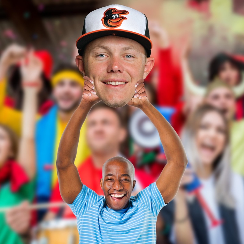 Ryan Mountcastle – Big Head – Official MLB – Baltimore Orioles – Foam Core Cutout