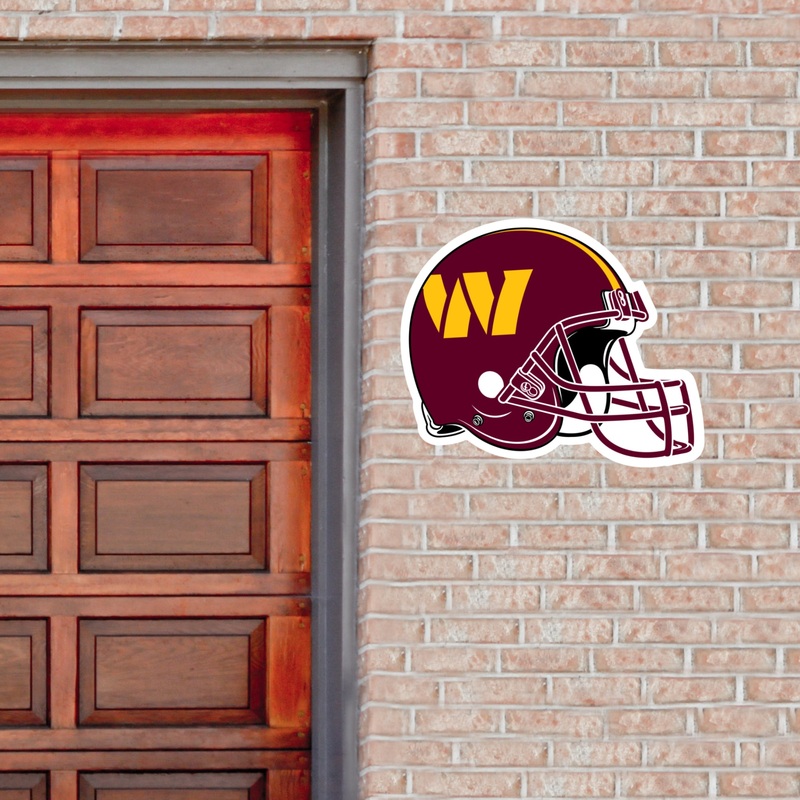 Washington Commanders – Helmet – Outdoor Wall Decals – Official NFL – Scratch Resistant Alumigraphics Smooth