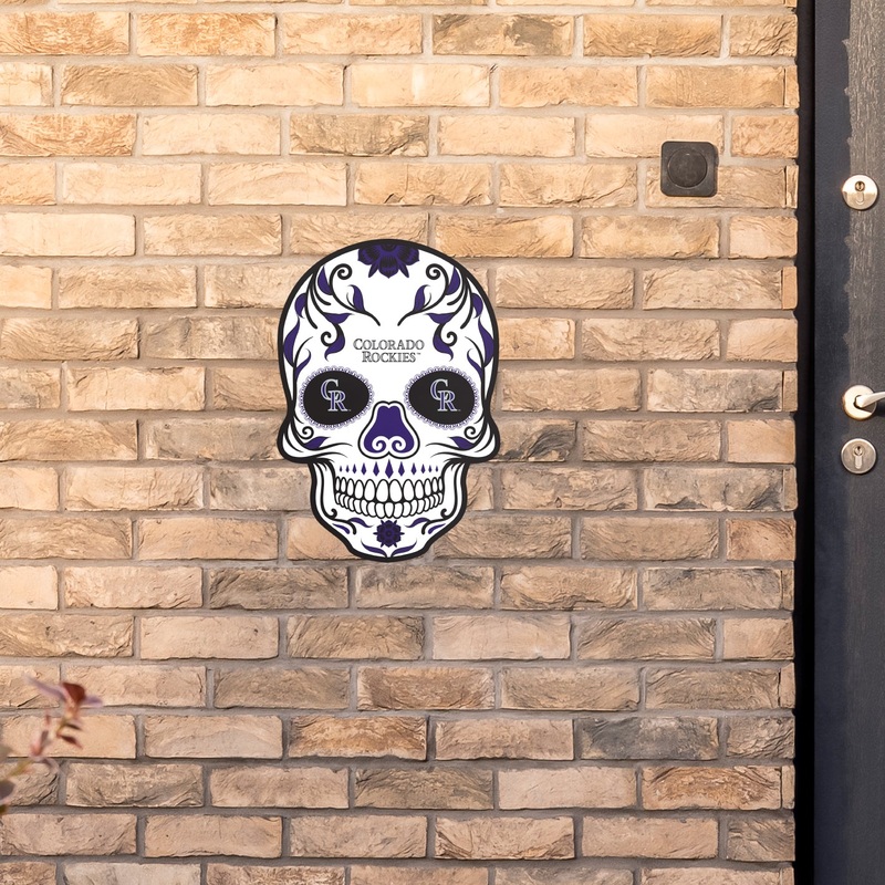 Colorado Rockies – Sugar Skull Logo – Outdoor Wall Decals – Official MLB – Scratch Resistant Alumigraphics Smooth